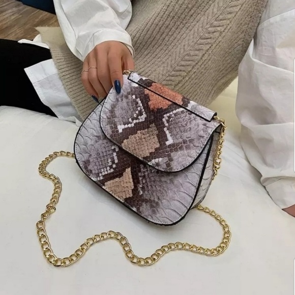 Sale!Snake Print Crossbody Shoulder Bag Women💕🆕️ - Picture 2 of 8